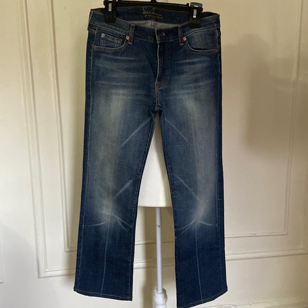 Seven Women's Boot Cut Blue Jeans